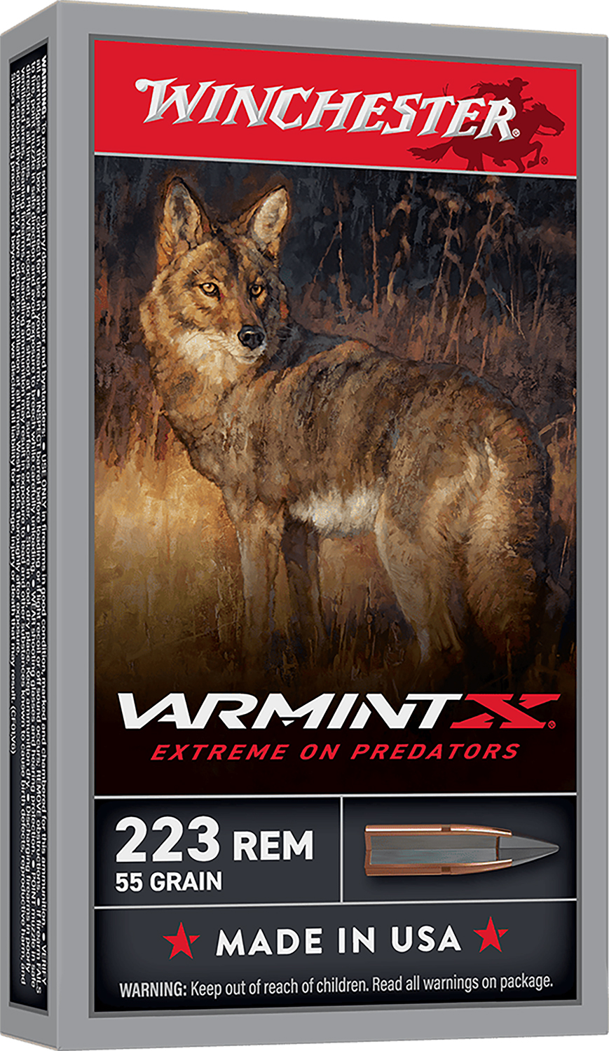 Winchester Ammo X223PXP Varmint X 223Rem 55gr Extreme Point 20 Per Box/10 Case