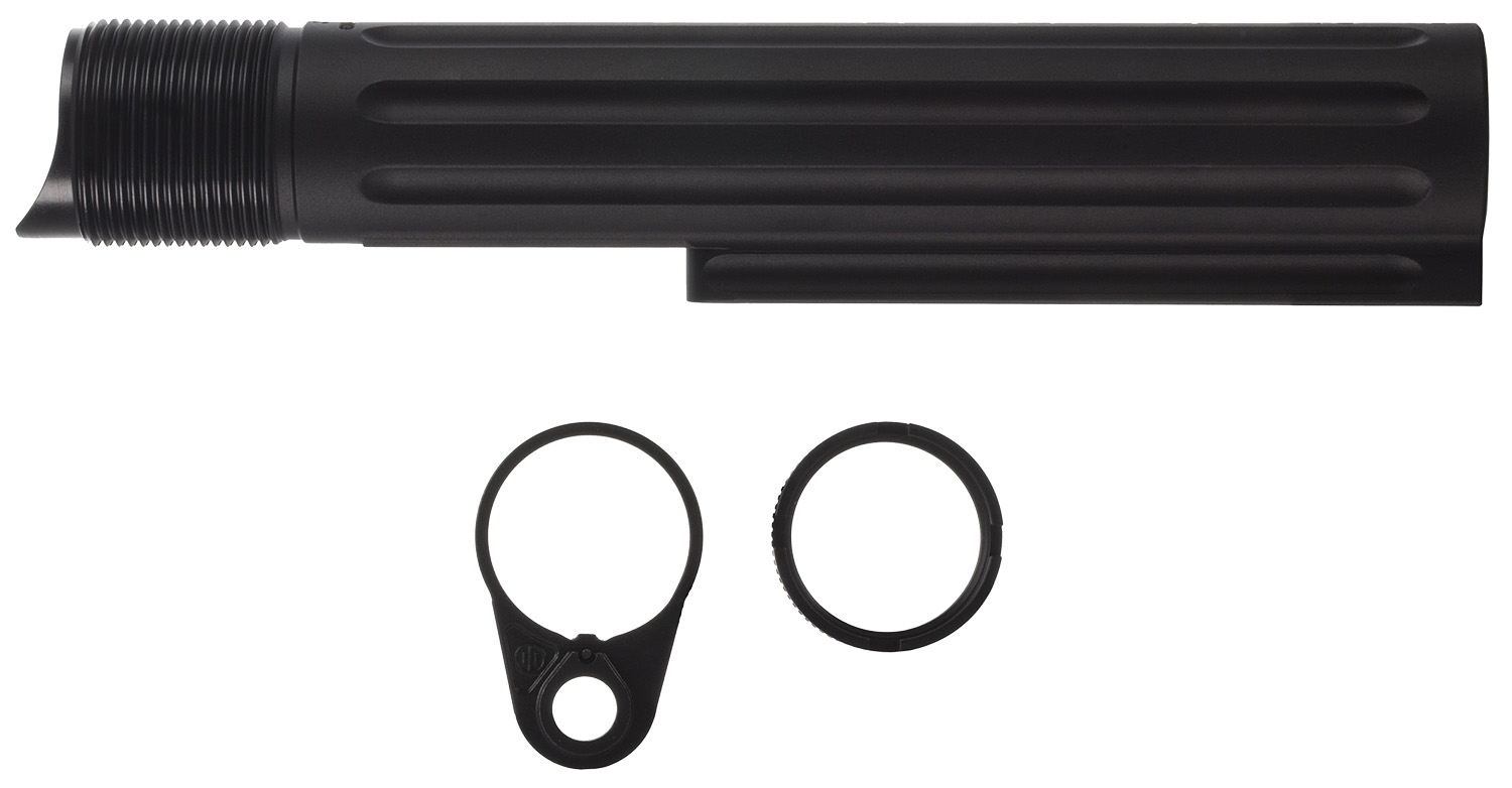 Primary Weapons EBT-RLCN-KIT Castle Nut 7075 T-6 Aluminum Black Anodized