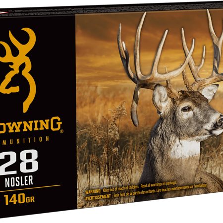 Browning Ammo B192100282 Max Point  28Nosler 140gr 20 Per Box/10 Case