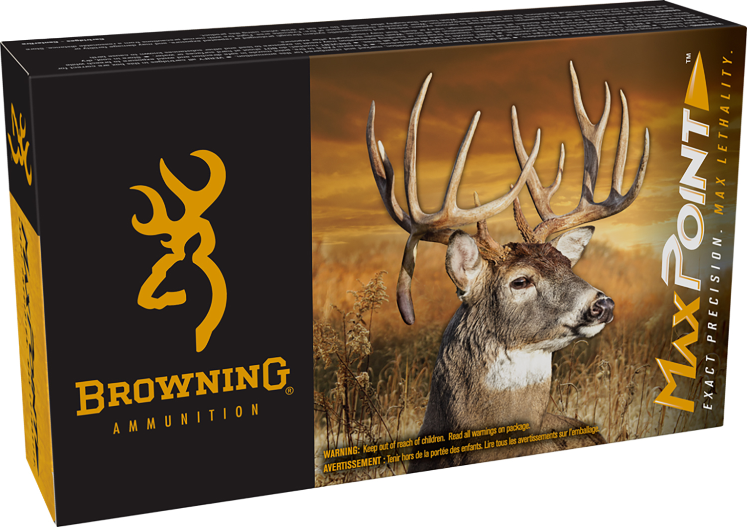 Browning Ammo B192130062 Max Point 30-06Springfield 180gr 20 Per Box/10 Case