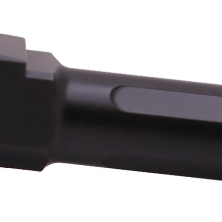True Precision Inc TPG43BXBL Glock  9mm Luger 3.40" Fluted Black Nitride Stainless Steel, Fits Glock 43/43X