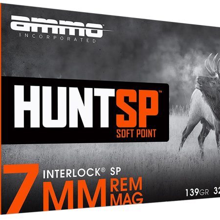 Ammo Inc 7MM139SPA20 Hunt  7mm 139gr Soft Point 20 Per Box/10 Case