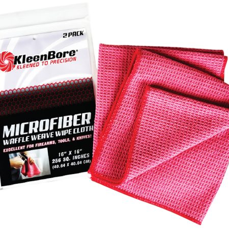 KleenBore MCR Microfiber Waffle Weave 16" x 16" 2 Pack