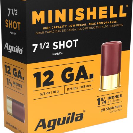 Aguila 1CHB1387 Minishell 12Gauge 1.75" 5/8oz 7.5Shot 25 Per Box/10 Case
