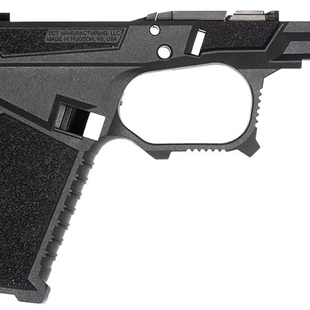 Sct Manufacturing 225000100 Compact  Compatible w/ Gen3 19/23/32 Black Polymer Frame Aggressive Texture Grip Includes Locking Block