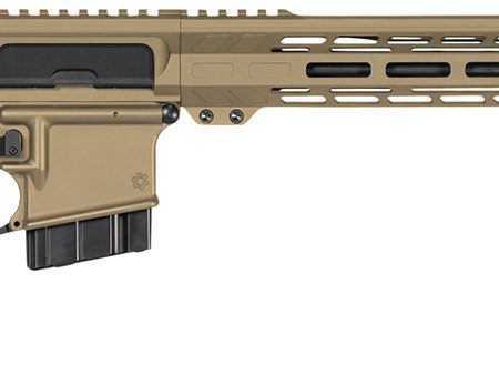 CMMG 28A670CCT Resolute MK4 22 ARC Black Nitride Threaded Barrel, Coyote Tan Cerakote Picatinny Rail Aluminum Receiver, M-LOK Handguard, Black Synthetic CMMG 6 Position RipStock, Black Polymer Grip