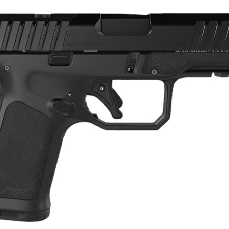 Rost Martin RM1CBLKOSP15 RM1C  9mm Luger 15+1 4" Black Match Grade Barrel, Black Tenifer Optic Ready/Serrated Steel Slide, Black Polymer Frame w/Picatinny Rail, Textured Grip, Ambidextrous