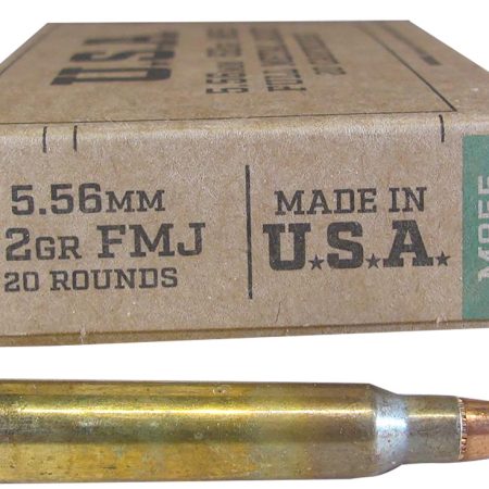 Winchester Ammo SGM855KW USA M855 5.56mm 62gr Full Metal Jacket 20 Per Box