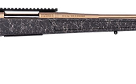 CVA CR3959F Cascade Long Range Hunter Full Size 6.5 PRC 24" Smoked Bronze Cerakote Steel Threaded Barrel, Black w/Smoked Bronze Web Synthetic Stock