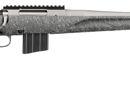 Ruger 46907 American II  Full Size 400 Legend 5+1 20" Cobalt Cerakote Spiral Fluted Threaded Barrel & Alloy Steel Receiver w/Picatinny Rail, Gray Splatter Adj LOP Synthetic Stock