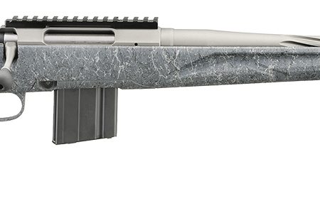 Ruger 46911 American II  Full Size 6.5 Grendel 10+1 20" Cobalt Cerakote Spiral Fluted Threaded Barrel & Alloy Steel Receiver w/Picatinny Rail, Gray Splatter Adj LOP Synthetic Stock
