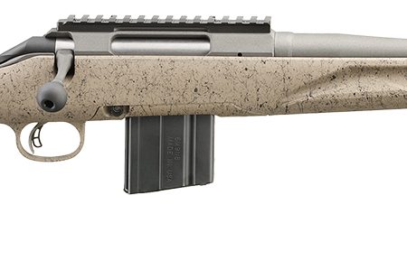 Ruger 46923 American II Ranch Full Size 350 Legend 5+1 16.10" Cobalt Cerakote Spiral Fluted Threaded Barrel & Alloy Steel Receiver w/Picatinny Rail, Flat Dark Earth Splatter Adj LOP Synthetic Stock