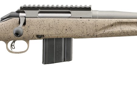 Ruger 46926 American II Ranch Full Size 6mm ARC 10+1 16.10" Cobalt Cerakote Spiral Fluted Threaded Barrel & Alloy Steel Receiver w/Picatinny Rail, Flat Dark Earth Splatter Adj LOP Synthetic Stock