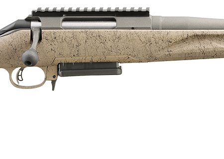 Ruger 46928 American II Ranch Full Size 6.5 Creedmoor 3+1 16.10" Cobalt Cerakote Spiral Threaded Barrel, Picatinny Rail Steel Receiver, Flat Dark Earth Splatter Adj Comb Synthetic Stock