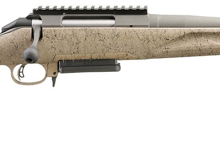Ruger 46929 American II Ranch Full Size 308 Win 3+1 16.10" Cobalt Cerakote Spiral Fluted Threaded Barrel & Alloy Steel Receiver w/Picatinny Rail, Flat Dark Earth Splatter Adj LOP Synthetic Stock