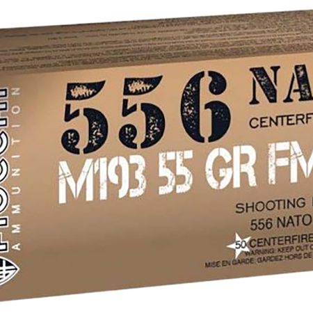 Fiocchi 556M193L   5.56NATO 55gr Full Metal Jacket Boat Tail 50 Per Box/20 Case