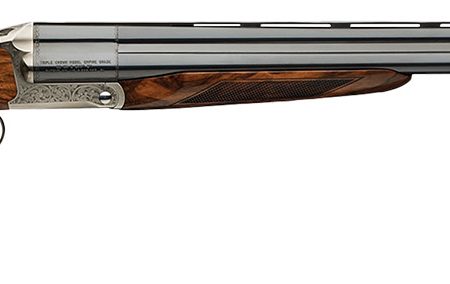Charles Daly 930.354 CD Triple Crown Empire Grade Full Size 20/28 Gauge Break Open 3+1 26" Blued Chrome Lined Vent Rib Barrel, Silver Engraved Steel Receiver, Fixed Oiled Walnut Stock