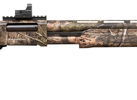 Chiappa Firearms 930308T 335 Turkey Full Size 12 Gauge Pump 3.50" 5+1 26" Mossy Oak Country DNA Chrome Lined Vent Rib Barrel, Picatinny Rail Aluminum Receiver & Fixed Synthetic Stock, Red Dot 4 MOA