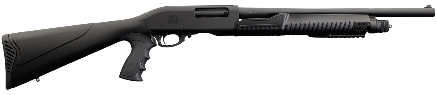 Charles Daly 930294 301 Full Size Frame 12 Gauge Pump 3" 4+1 18.50" Black Steel Barrel, Black Aluminum Receiver, Black Fixed Synthetic Stock, Black Polymer Grip