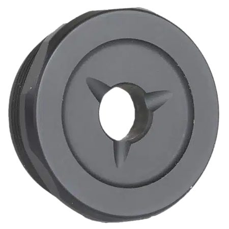 Jk Armament JK155PROEC30 155 Pro Flash Reducer End Cap 30 Cal 1.375"x24 Ti6AL4V Titanium Black