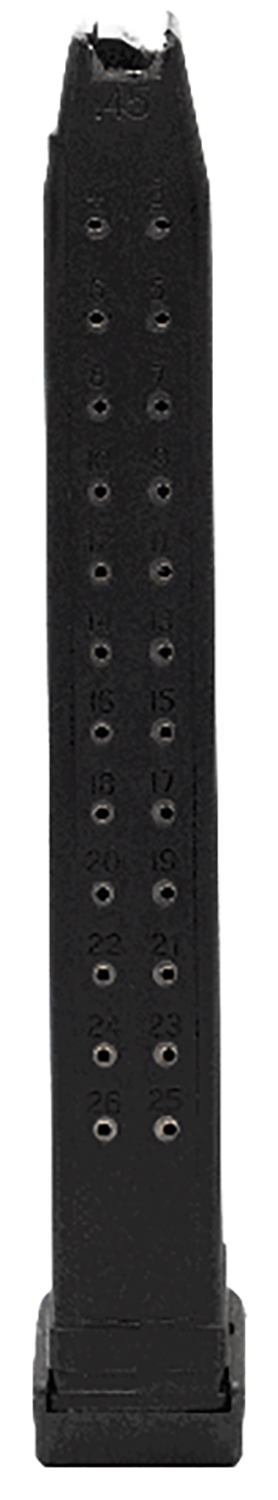 Kci Usa Inc KCIMZ013 26rd 45 ACP Compatible w/ Glock 21/21SF/30/30SF/36/41 Black Hardened Steel/Polymer