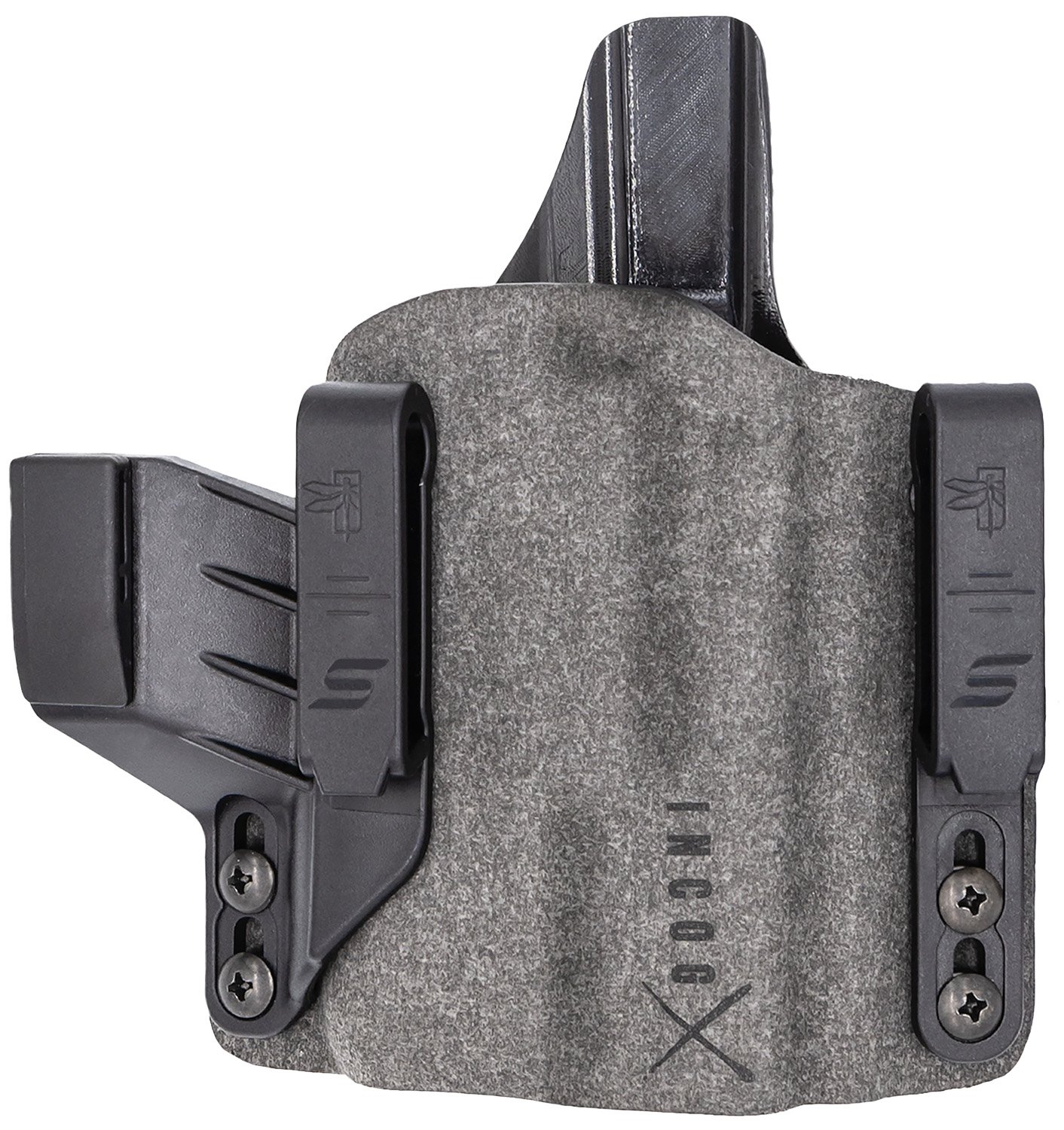 Safariland INCOG0465A0CX261 Incog X IWB Gray Cordura Fits Sig P365/X/XL Belt Clip Mount, Right Hand