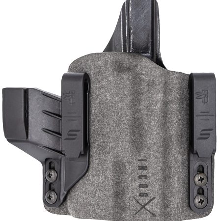 Safariland INCOG0750A0CX261 Incog X  IWB Gray Cordura, Fits Sig P320 Belt Clip Mount, Right Hand