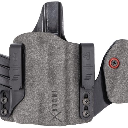 Safariland INCOG0895A0CX261MC Incog X  IWB Gray Cordura w/Mag Caddy, Fits Glock 43X/48 Belt Clip Mount, Right Hand