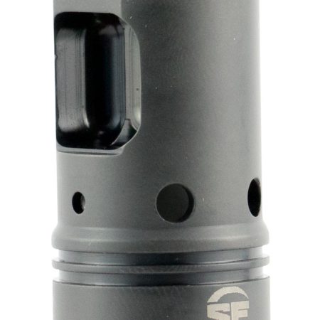 SureFire SFMB7625824 SOCOM Muzzle Brake Black DLC Stainless Steel with 5/8"-24 tpi Threads for 7.62mm AR-10