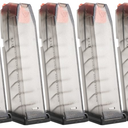 Strike Industries GMAG19X5 15rd Compatible w/ Glock 19/26 Gen3-5 Translucent Smoke 5 Pack
