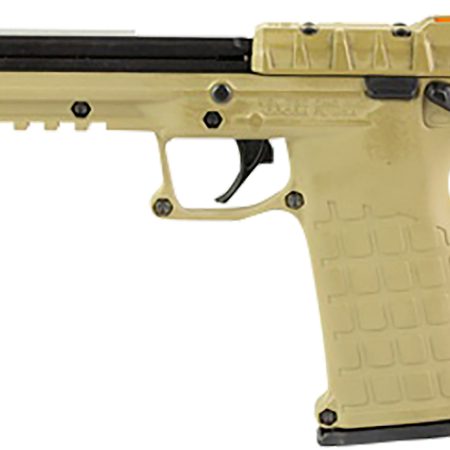 Kel-Tec PMR30TAN10 PMR30  22 WMR 10+1 4.30" Black Fluted Steel Barrel, Black/Tan Serrated Slide, Tan Polymer Frame w/Picatinny Rail, Tan Textured Polymer Grip