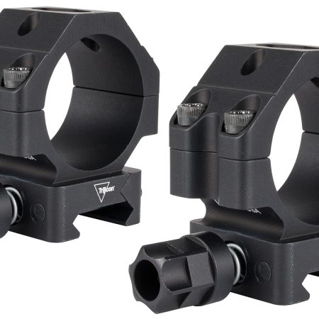 Trijicon AC22064 Scope Rings with Q-LOC Technology  Matte Black  30mm Low