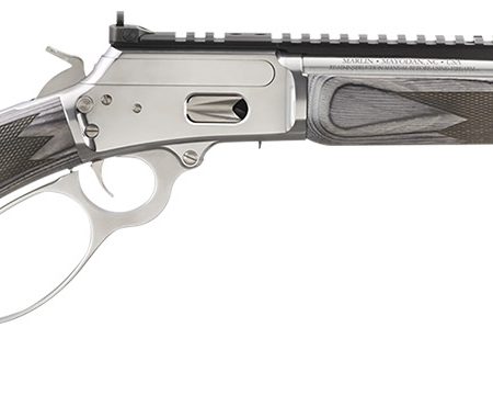 Marlin 70433 1894 SBL 357 Mag 8+1 16.10" Stainless Polished Threaded Barrel& Picatinny Rail Receiver, Fixed Gray Laminate Stock