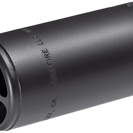 SureFire WARDEN1/2-28-BK Warden  5.56mm/7.62mm 1/2"x28 Stainless Steel Black Cerakote