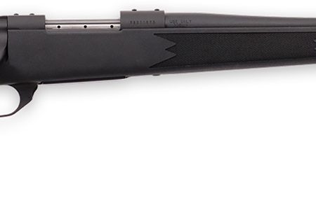 Weatherby VYT7M8RR0T Vanguard Synthetic Compact 7mm-08 Rem 4+1 20" Matte Blued #1 Threaded Barrel, Matte Blued Drilled & Tapped Steel Receiver, Black Adjustable Synthetic Stock