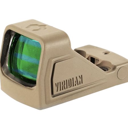Viridian 9810142 RFX11  Flat Dark Earth 1 x 16 mm x 22 mm 3 MOA Green Dot