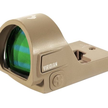 Viridian 9810145 RFX35  Flat Dark Earth 1 x 22 mm x 26 mm 3 MOA Green Dot