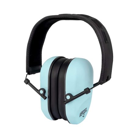 Radians VXP820BX Vertex Passive Earmuff 23 dB Over the Head Aqua Blue/Black