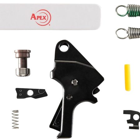 Apex Tactical 10027BLK Flat Face Forward Set Trigger Kit Black Compatible w/ M&P 2.0