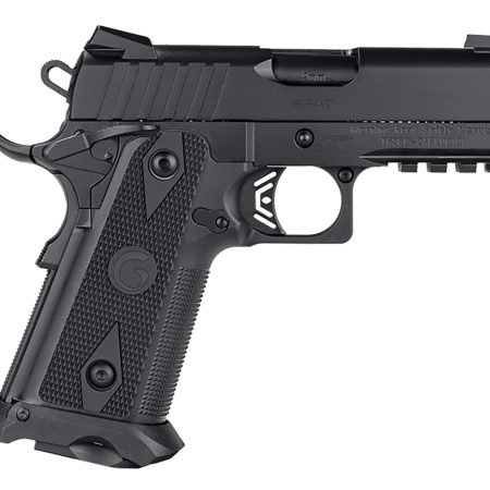 Girsan 395035 Witness2311  9mm Luger 17+1 3.40" Black Steel Barrel, Black Serrated Steel Slide, Black Polymer Frame w/Beavertail & Picatinny Rail, Black Checkered Polymer Grip, Ambidextrous