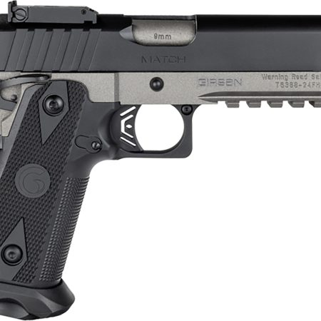 Girsan 395029 Witness2311  9mm Luger 20+1 5" Black Steel Barrel, Black Serrated Steel Slide, Black Polymer Frame w/Beavertail & Picatinny Rail, Black Checkered Polymer Grip, Ambidextrous