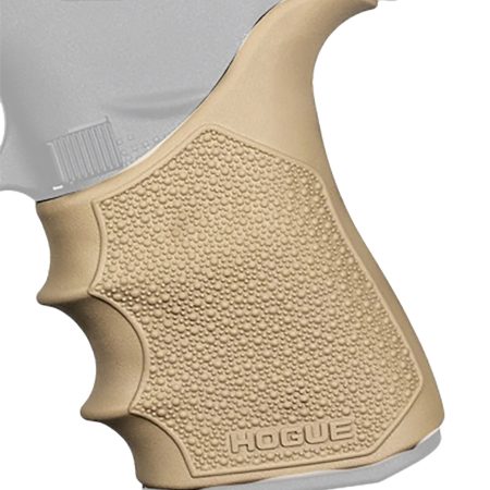 Hogue 18213 Grip Sleeve Handall Beavertail Flat Dark Earth Rubber
