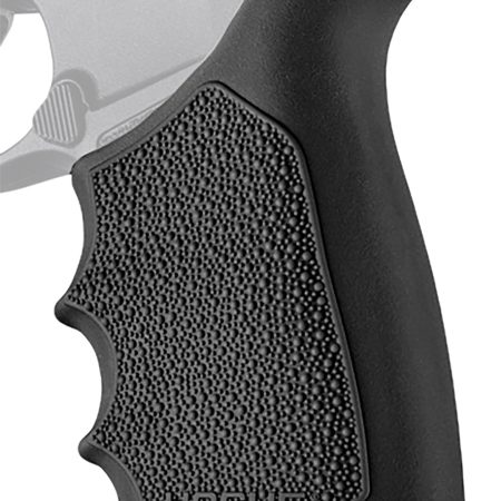 Hogue 18520 Grip Sleeve Handall Beavertail Black Rubber