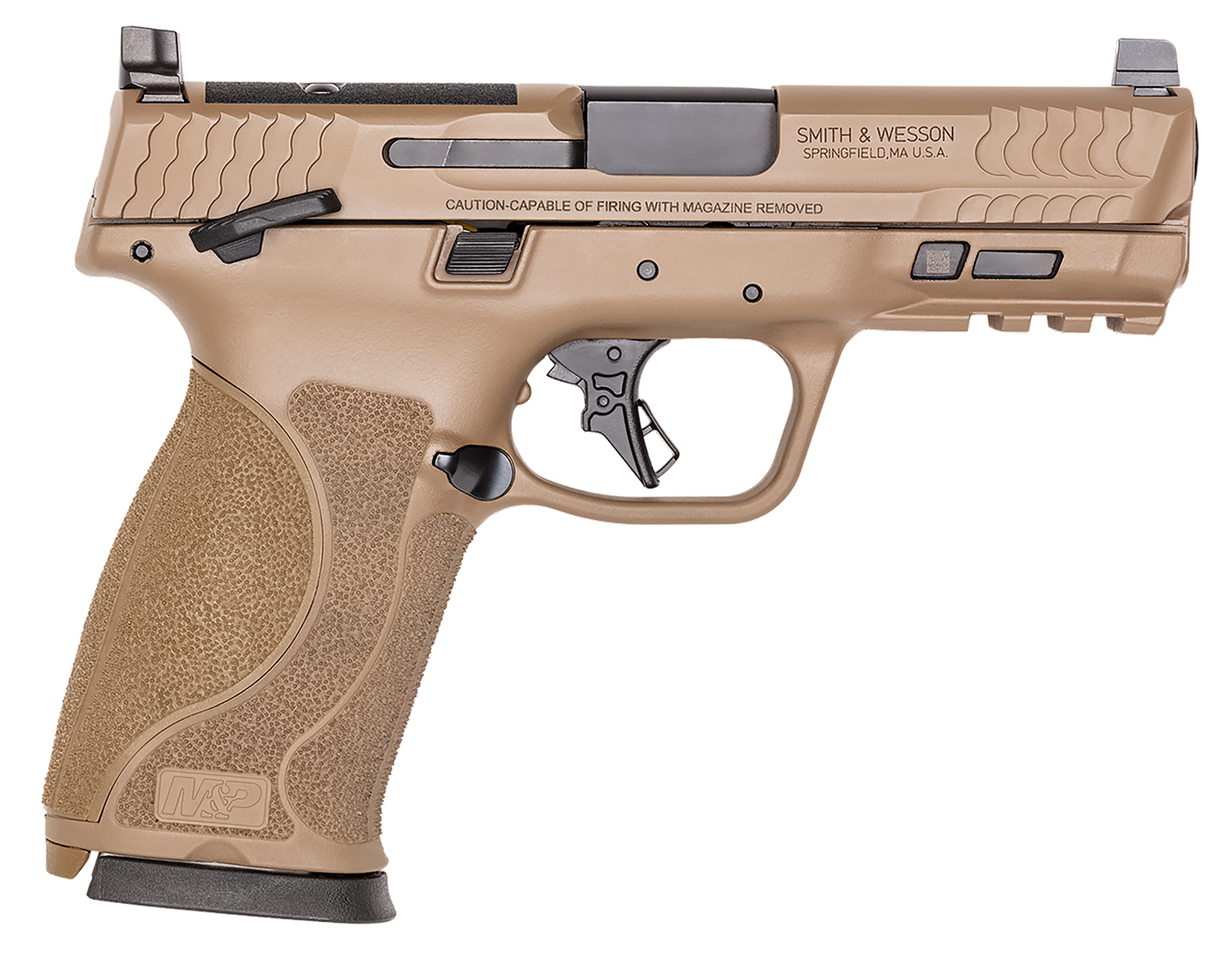 S&W*M&P M2.0 13739 10MM OR CMPCT TS 4 15R FDE