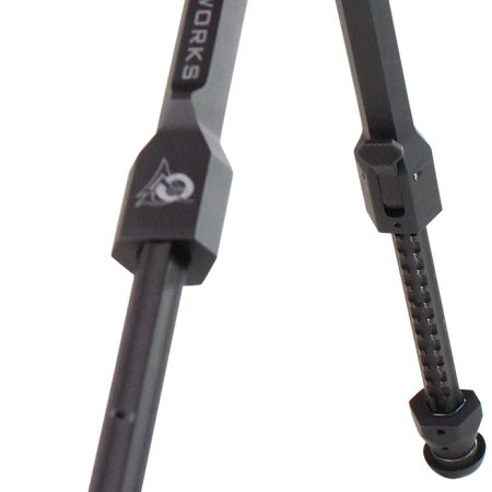 Odin Works BPPRIZMARCABLK Precision Bipod Arca Black 4.0"-14.50" 6061 Aluminum/303 Stainless Steel