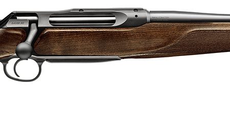 Sauer 80117095 505 Lux Full Size 6.5 Creedmoor 3+1 22" Matte Blued Threaded Barrel, Matte Blued Saddle Mount Steel Receiver, Grade 5 Wood Fixed Stock