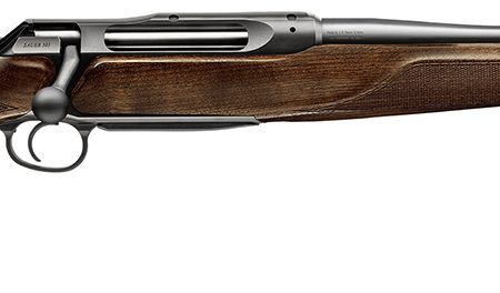 Sauer 80117098 505 Lux Full Size 7mm Rem Mag 2+1 24" Matte Blued Threaded Barrel, Matte Blued Saddle Mount Steel Receiver, Grade 5 Wood Fixed Stock