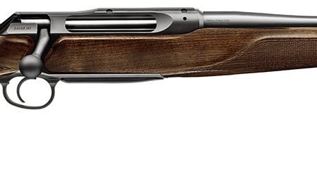 Sauer 80117099 505 Lux Full Size 300 Win Mag 2+1 24" Matte Blued Threaded Barrel, Matte Blued Saddle Mount Steel Receiver, Grade 5 Wood Fixed Stock