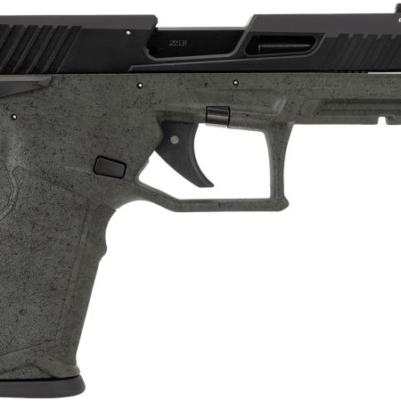 Taurus 12TX22141SP2 TX22 Gen 2 Full Size Frame 22 LR 16+1/22+1 4.60" Threaded Barrel, Serrated Slide, Adjustable Rear Sight, Polymer Frame w/Picatinny Rail