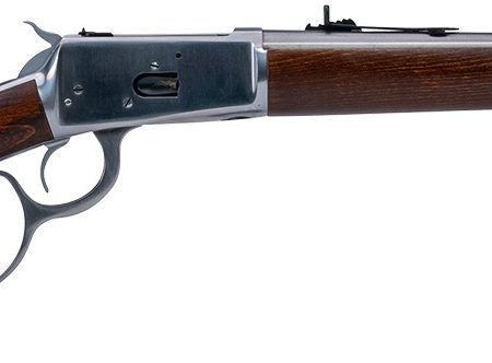 Heritage Mfg H92044189 92 Ranch Hand 44 Mag 8rd 18" Stainless Polished  Barrel, Stainless Polished Receiver, Fixed Hardwood Stock